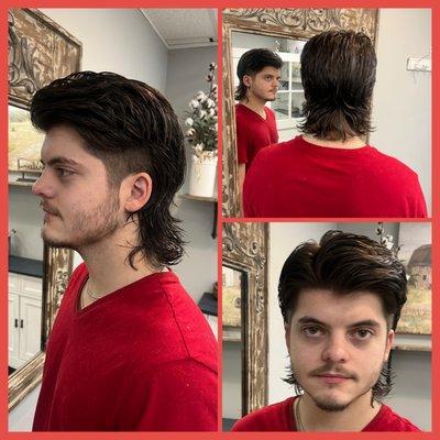 The mullet is back whether we like it or not...but dang...with hair like this and a modern twist...it looks darn good!!!!