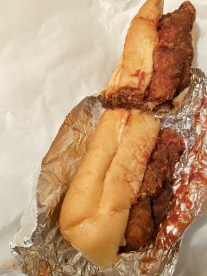 Chicken Cutlet Hot Sub