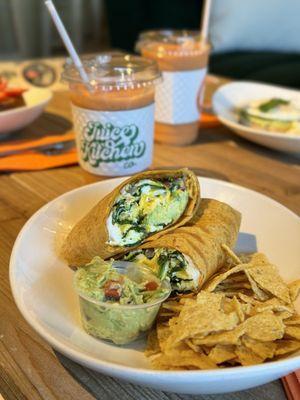 Breakfast Wrap Vitamin Sea Smoothie