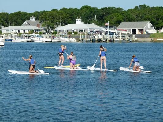 Stand Up Paddleboarding on the Bass River- Cape Cod