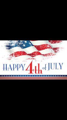 We wish everyone to have a good and safe Fourth Of July