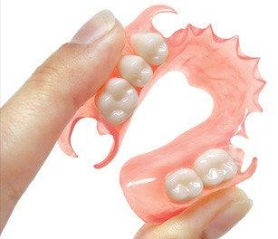 Introducing flexible dentures. These have been popular for patients who are missing only a few teeth and don't want full dentures.