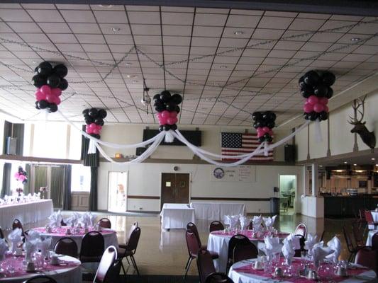 Ceiling dance floor