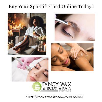 Gift Cards Now Available! 
Shop online or in-spa and give the gift of relaxation and self-care!