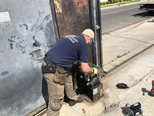 Sliding gate opener replacement