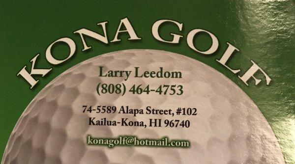 Larry @ Kona Golf Is Awesome!