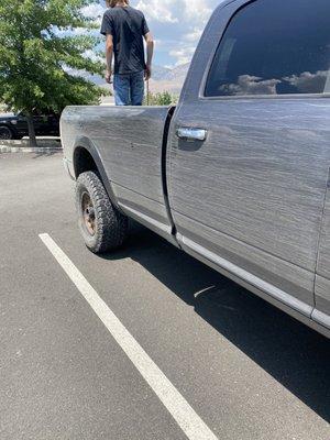 My truck before detail. Drove it through 2 miles of manzanita bush trail.