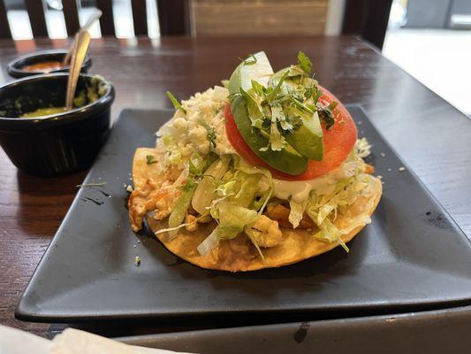 Tostada de pollo