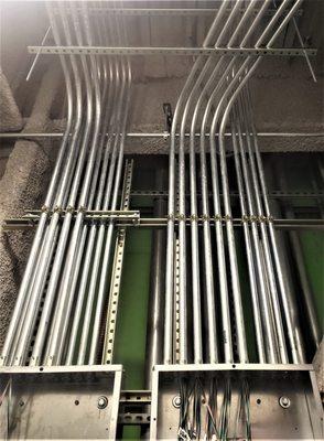 Beautiful pipe work for a 5,000 square foot office build out