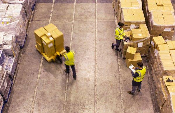 Processing shipments in the terminal warehouse