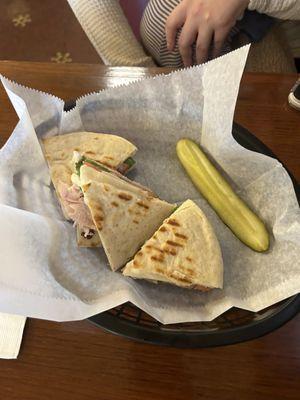 Turkey Bacon Swiss Flatbread