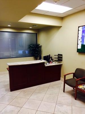 Front Desk and Lobby Area