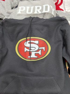 Best store in Los Gatos. They'll take care of you and make custom 49er gear.