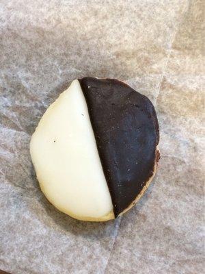 My favorite Black and White Cookie. I usually get a tiny one! Posted 02/04/21