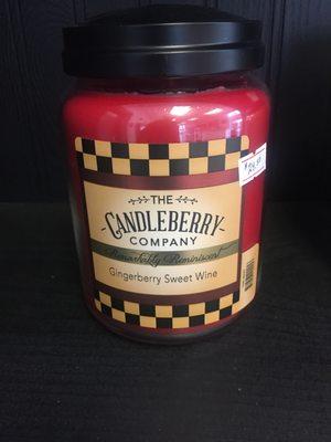 We carry Canleberry Candles, Room sprays and air frenshners!