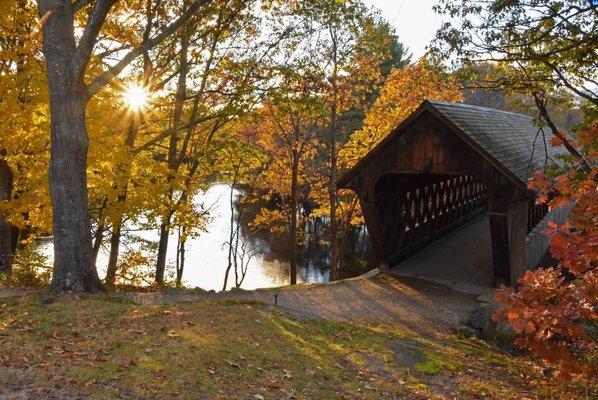 Visit NH's famous covered bridges and stay at the Brook Road Inn!