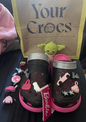 Barbie Crocs with add on jibs