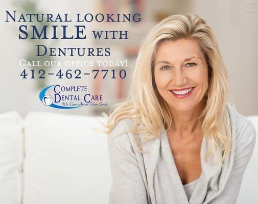 Custom Fit Dentures! Never go without teeth!