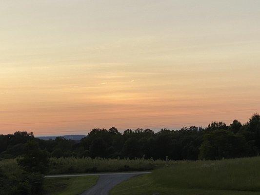 Sunset on the balcony!