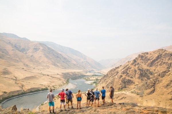 Vista of the Snake River in Hells Canyon