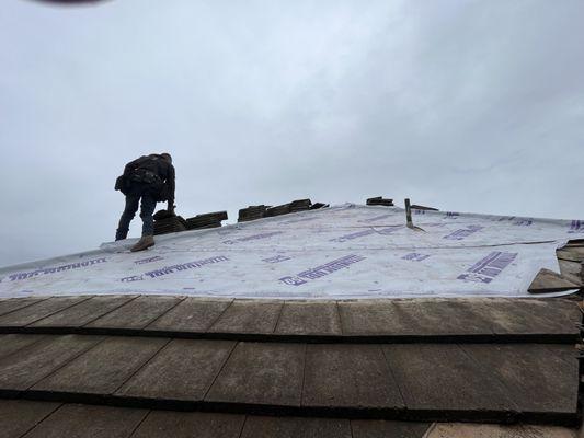 Leaky roof repairs