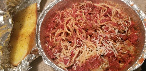 Spaghetti with meat sauce