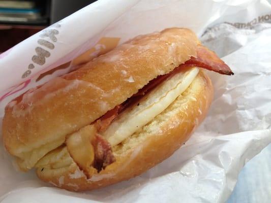 Glazed Donut Breakfast Sandwich