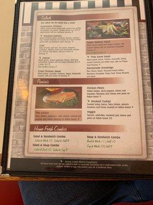 Menu 8/22