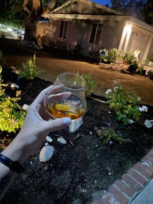 Cheers to our beautiful yard