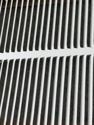 Dirty AC vent. Filter not changed.