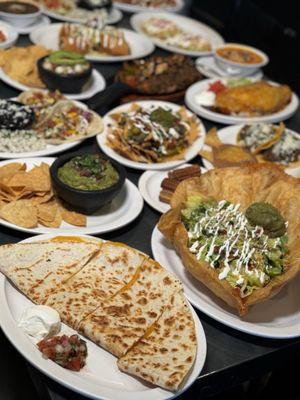 Quesadilla, Baja bowl