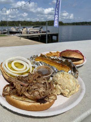 Pulled pork sandwiches