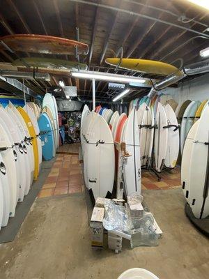 Surfboard room