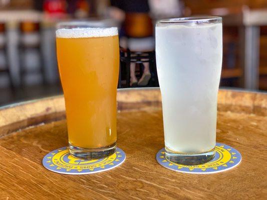 Hazy IPA and Hard seltzer