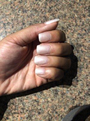 Full Set Gel Nails and Polish. Simple and clean