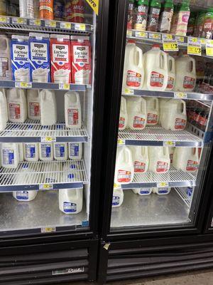 Milk section acceptable!