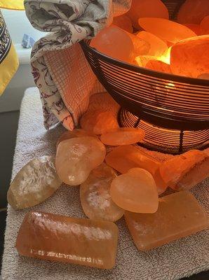 Every session includes heated Himalayan Hot Stones for soothing your muscles.