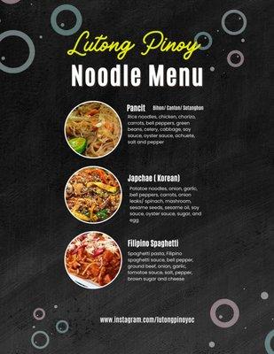 Classic Filipino Favorite Noodle/ Pasta Dishes