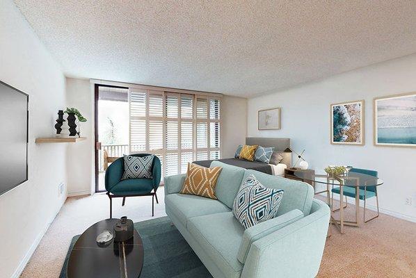 Studio apartment at Mariners Village Apartment Homes