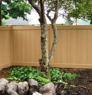 Our vinyl fences come in different heights, styles and colors.