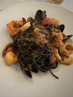 Squid ink pasta