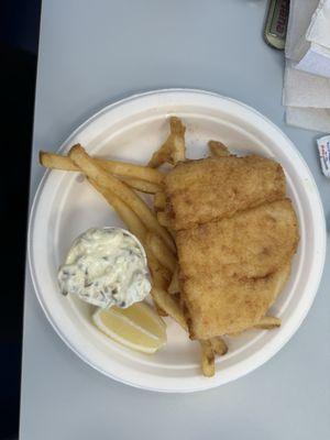 Kids fish and chips