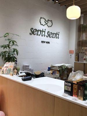 Front Counter + Register of Senti Senti