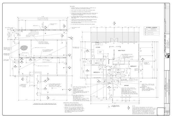 floor and foundation plans