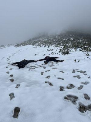 2/4/24 making snow angels