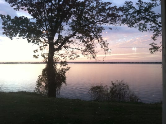 The view from the dining room