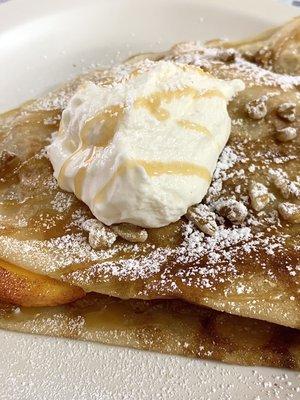 Nectarine crepe