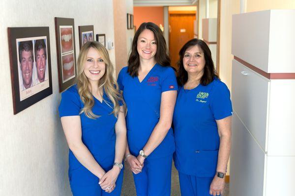 Dr. Lisa Black, Dr. Julie Davis and Dr. Arlene Engert