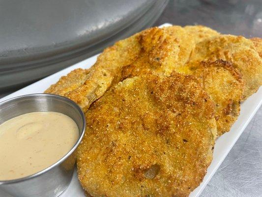 Fried green tomatoes