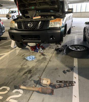 2010 Nissan Titan - Catalyst Converter Replacement